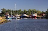 port w Pavilosta, Łotwa Pavilosta harbour, Latvia