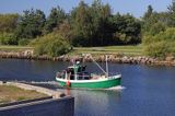 port w Pavilosta, Łotwa Pavilosta harbour, Latvia