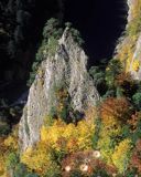 skała w Pieninach przełom Dunajca widok z Sokolicy