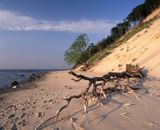 Plaża Wolin, Woliński Park Narodowy, wybrzeże Bałtyku i klif