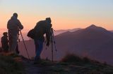 podczas pleneru Bieszczady dniem i nocą,26-28.09.2014 na połoninie Wetlińskiej, widok na Caryńską