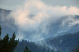 Mgły i chmury nad połoninami, widok z Dolistowia, Podczas pleneru Bieszczady dniem i nocą,26-28.09.2014