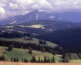 Podhale i Tatry, widok z Gliczarowa