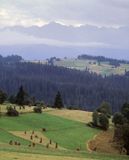 Podhale i Tatry, widok z Gliczarowa