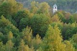 Wieża kościoła w Kąkolówce, Pogórze Dynowskie