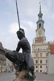 Poznań, Stary Rynek Ratusz i fontanna Marsa