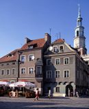 Poznań. Kamienice przy Starym Rynku domki budnicze, zdjęcie archiwalne 1999 rok