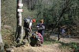 pod drogowskazem na przełęczy żebrak, Bieszczady