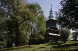 Radoszyce, zabytkowa cerkiew drewniana z 1868r, Bieszczady,