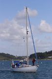 jacht typu Rival, s/y Restless II w Aber Wrac'h, Bretania, Francja