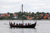 Łódź Wikingów w Roskilde, Roskilde Fjord, Zelandia, Dania