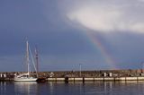 port jachtowy w Sassnitz na wyspie Rugia, Niemcy