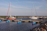 port jachtowy Ringsu, wyspa Ruhnu, Estonia Ringsu harbour, Ruhnu Island, Estonia