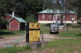 stacja benzynowa, wyspa Ruhnu, Estonia petrol station, Ruhnu Island, Estonia