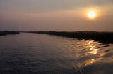 rzeka Noteć o wschodzie słońca