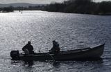 wędkarze, rzeka Shannon, rejon Górnej Shannon, Irlandia
