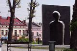 Rzeszów, rzeźba, pomnik Józefa Szajny Przejście 2001