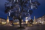 Rzeszów, Rynek i pomnik Tadeusza Kościuszki, dekoracje świąteczne