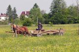 wóz konny na rzeszowszczyźnie koło Łańcuta