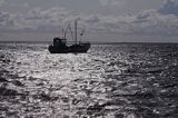 kuter na krańcu Sorve Pussala, wyspa Sarema, Saaremaa, Estonia, półwysep Sorve fishing boat, Saaremaa Island, Estonia