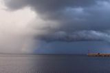 burza nad portem Montu, wyspa Sarema, Saaremaa, Estonia storm, Montu harbour, Saaremaa Island, Estonia