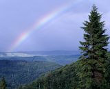 Beskid Sądecki, tęcza