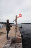przystanek promowy, port Sanda na wyspie Sturko, Szkiery Blekinge, Szwecja