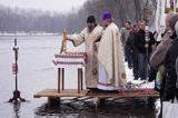 Sanok, prawosławne święto Jordanu, święcenie wody nad Sanem