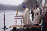 Sanok, prawosławne święto Jordanu, święcenie wody nad Sanem