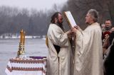 Sanok, prawosławne święto Jordanu, święcenie wody nad Sanem