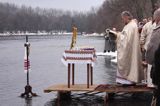 Sanok, prawosławne święto Jordanu, święcenie wody nad Sanem