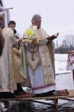 Sanok, prawosławne święto Jordanu, święcenie wody nad Sanem