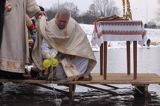 Sanok, prawosławne święto Jordanu, święcenie wody nad Sanem