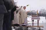 Sanok, prawosławne święto Jordanu, święcenie wody nad Sanem