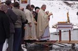 Sanok, prawosławne święto Jordanu, święcenie wody nad Sanem