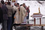 Sanok, prawosławne święto Jordanu, święcenie wody nad Sanem