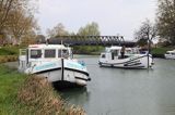 Postój w Serignac sur Garonne, Penichette, Canal de Garonne, Gaskonia, Francja