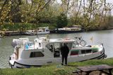 Postój w Serignac sur Garonne, Penichette, Canal de Garonne, Gaskonia, Francja