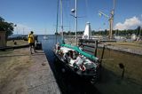 Śluza Sjotorp 1 i jezioro Wener, Kanał Gotyjski, Szwecja