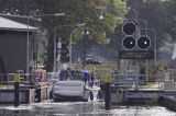 śluza Grabow na rzece Elde, Muritz-Elde wasser strasse, Meklemburgia-Pomorze Przednie, Niemcy