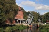 śluza Findenwirunshier, Muritz-Elde wasser strasse, Meklemburgia-Pomorze Przednie, Niemcy