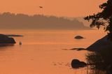 Zachód słońca, Stenskar, Archipelag Turku, Finlandia