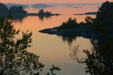 Zachód słońca, Stenskar, Archipelag Turku, Finlandia