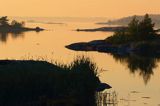 Zachód słońca, Stenskar, Archipelag Turku, Finlandia