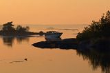 Zachód słońca, Stenskar, Archipelag Turku, Finlandia