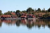 Stora Grindo, wieś rybacka, szkiery szwedzkie, Szwecja