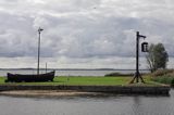 port rybacki w Sturmai, Zalew Kuroński, Litwa Sturmai harbour, Curonian Lagoon, Lithuania