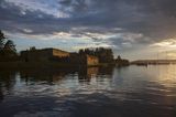 Twierdza Svartholm i pomost dla jachtów, Svartholm, Zatoka Fińska, Finlandia