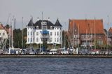 Marina w Svendborg na wyspie Fyn, Fionia, Dania