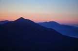 Świt, Widok z Połoniny Wetlińskiej, Bieszczady,